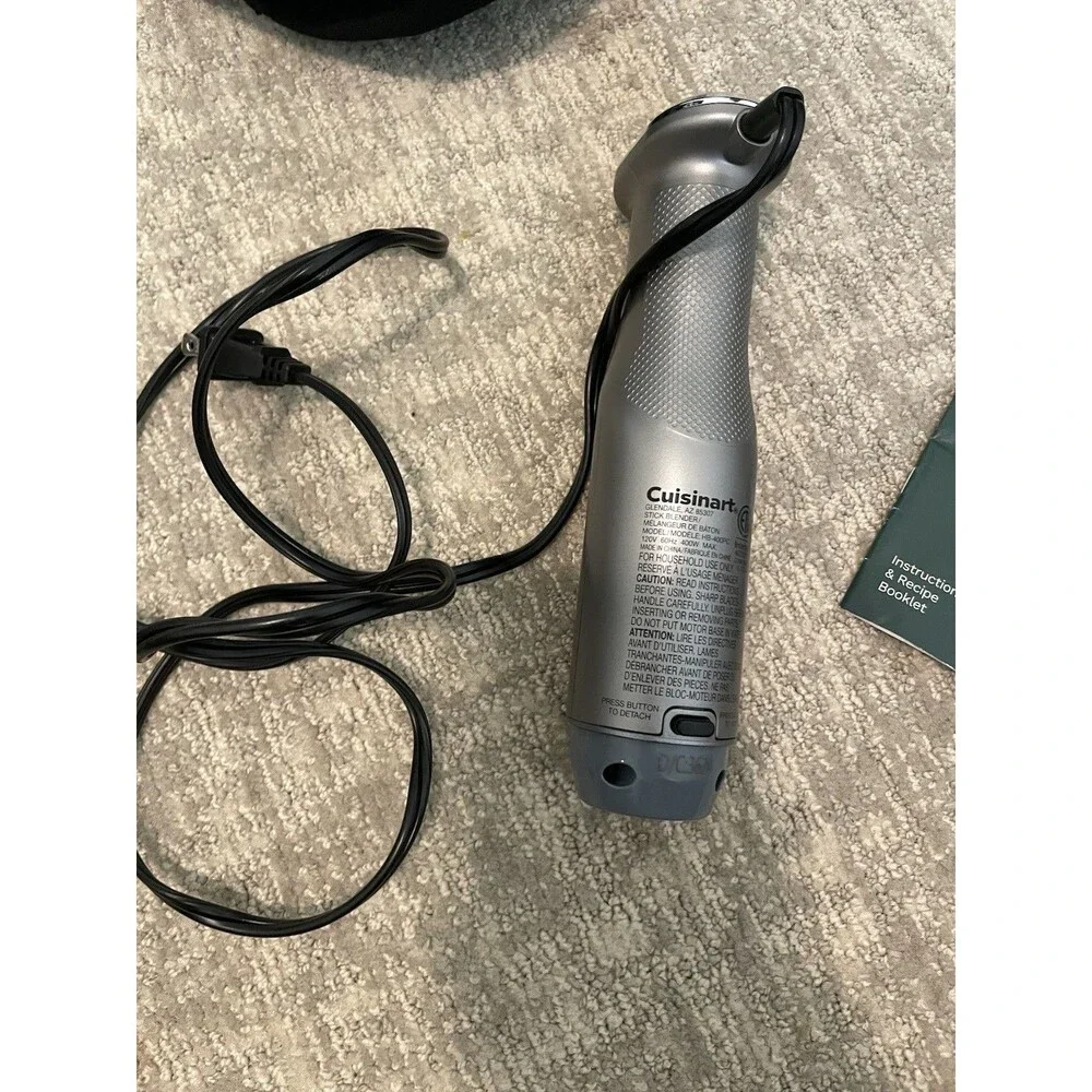 Cuisinart HB-400PC Smart Stick Variable Speed 400W Hand Blender Set 24oz